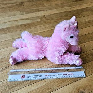 Stuffed toy animal - unicorn - pink